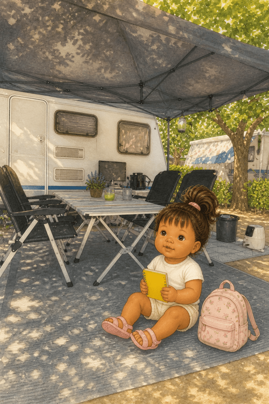 Portada de Kuki y el verano en camping